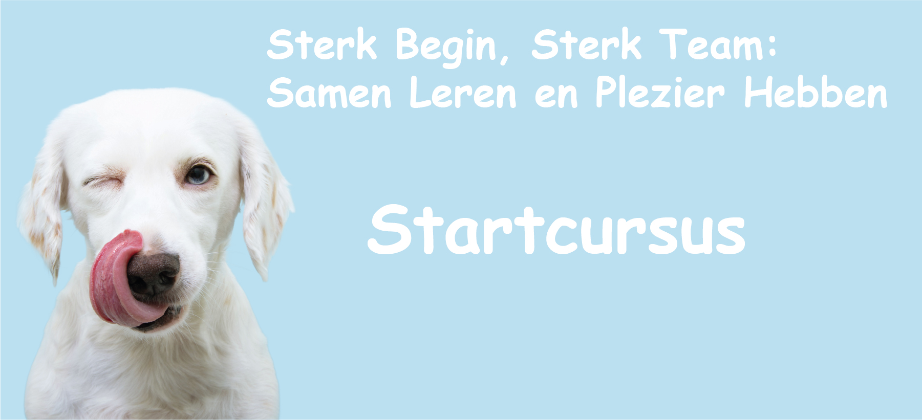 Banner - Startcursus 'Samen Sterk Starten'